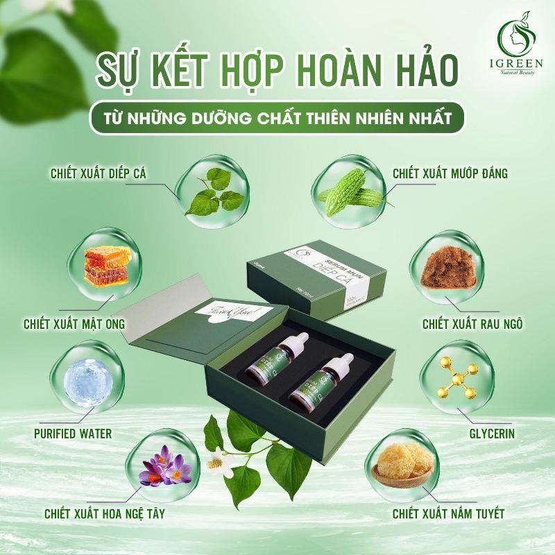 Điều trị mụn iGreen tại Spa