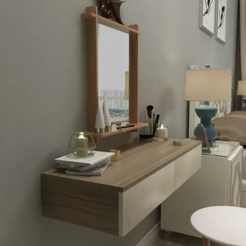 Kệ trang điểm treo tường tiết kiệm diện tích