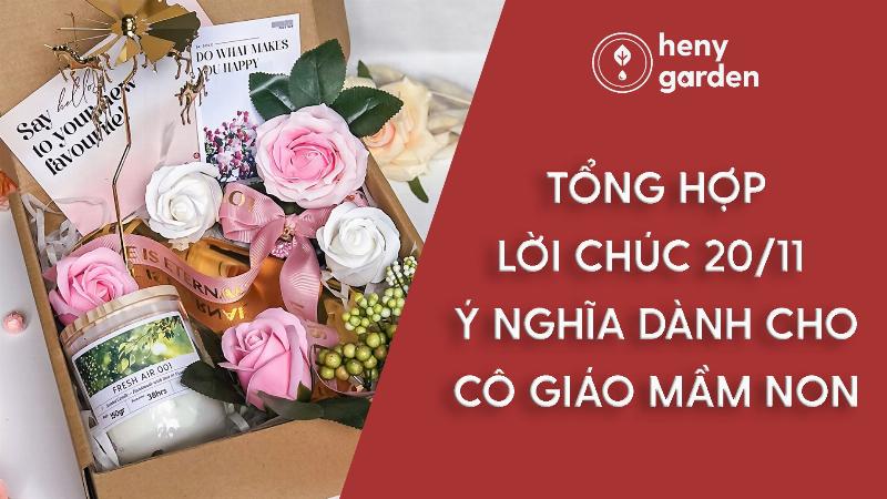 Lời chúc sinh nhật cô giáo mầm non