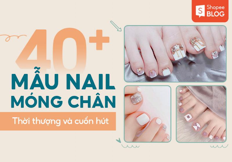 Sơn móng chân màu trắng sữa duyên dáng