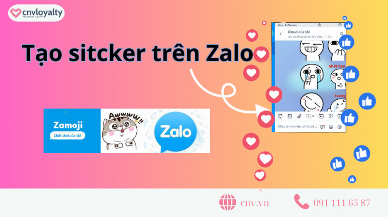 Sticker tự làm: Chia sẻ cộng đồng