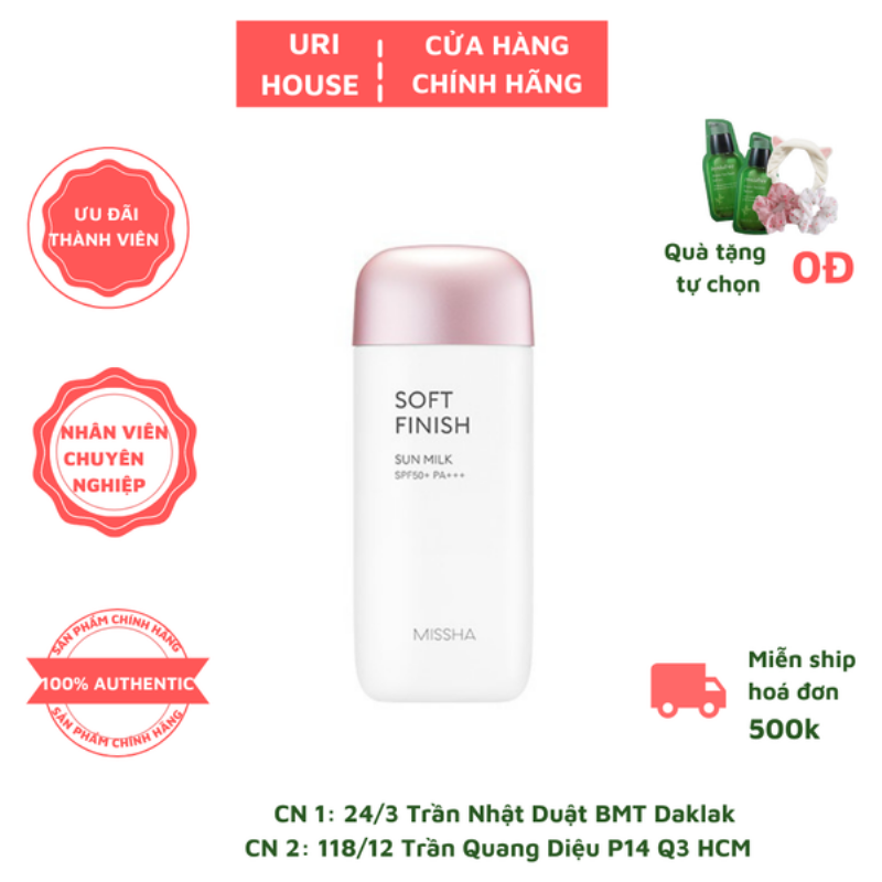 Sử dụng kem chống nắng soft finish hiệu quả