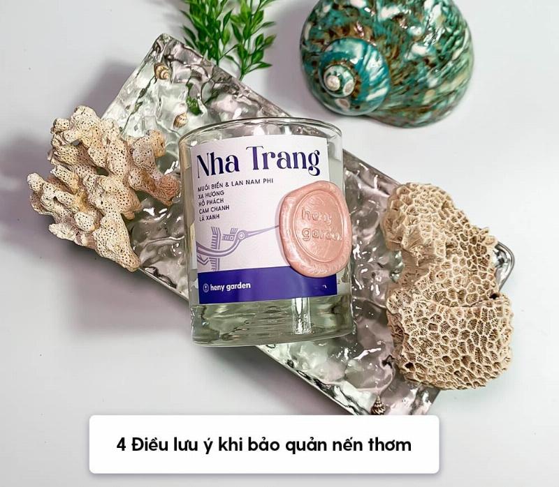 Sử dụng và bảo quản nến thơm cao cấp