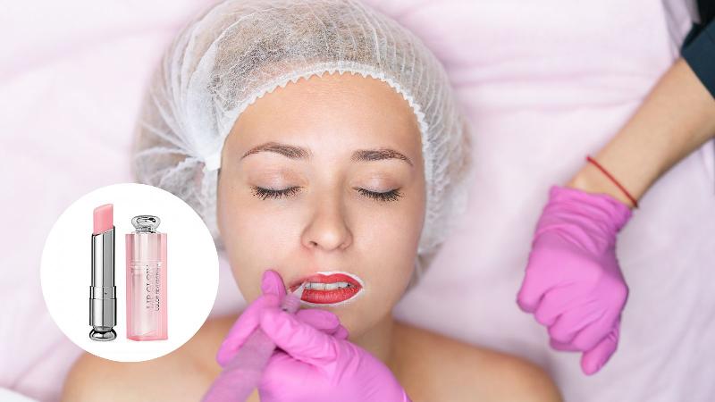 Hình ảnh các thành phần dưỡng ẩm tốt cho môi sau xăm như bơ hạt mỡ, vitamin E, panthenol, minh họa cho dưỡng môi sau xăm loại tốt