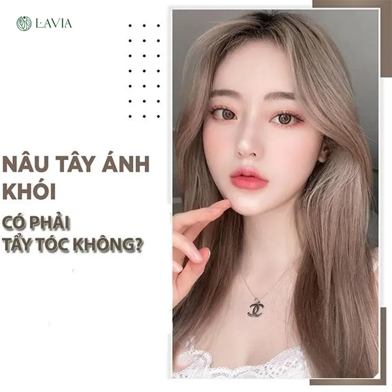 Tóc nâu tây ánh khói: lựa chọn hoàn hảo
