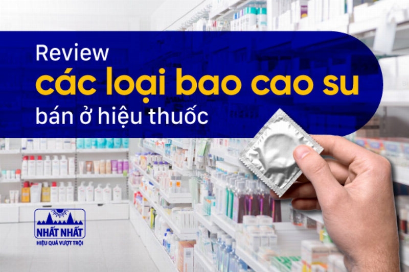 Các loại bao cao su miệng làm từ latex, polyurethane với nhiều mùi vị và màu sắc khác nhau.
