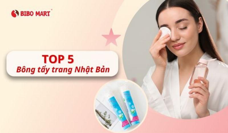 Các loại bông tẩy trang Nhật Bản khác nhau để lựa chọn