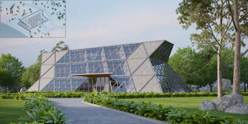Hình ảnh concept về điện thoại chiếc lá với màn hình linh hoạt, mô phỏng sự mềm mại của lá tự nhiên