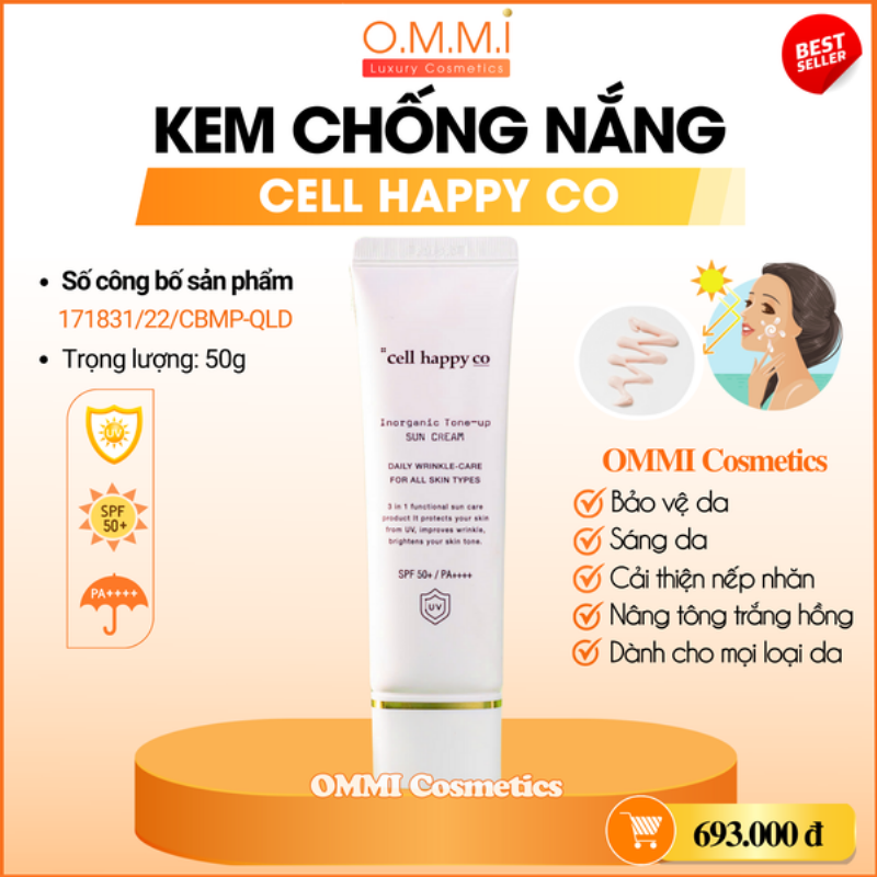 Hình ảnh tổng quan các loại kem chống nắng Cellio phổ biến trên thị trường