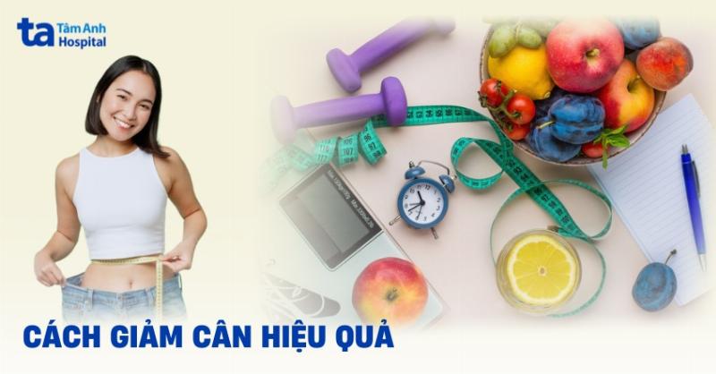 Hình ảnh minh họa sự kết hợp giữa việc uống trà lá nam, ăn uống lành mạnh và tập thể dục để đạt mục tiêu giảm cân