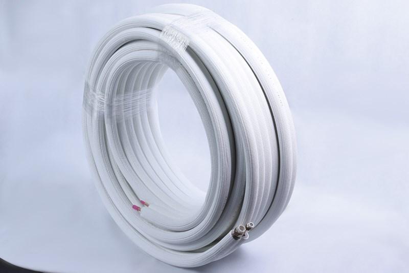 Hình ảnh minh họa quy trình lắp đặt máy lạnh 2hp đúng kỹ thuật (vị trí dàn nóng, dàn lạnh, đi ống đồng)