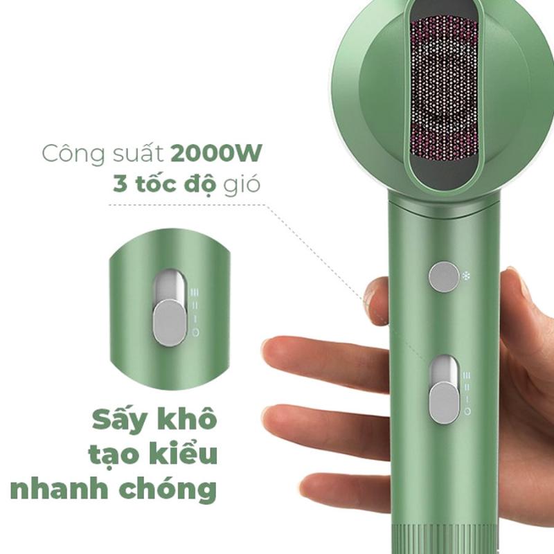 Hinh anh minh hoa cong nghe ion am tren may say toc Sunhouse