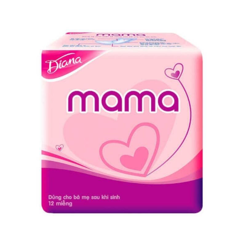 Mot nguoi me tre dang cham soc em be, ben canh co goi bang ve sinh mama, the hien su thoai mai va tu tin