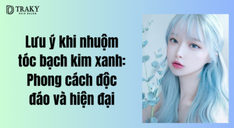 Minh họa quy trình tẩy tóc để đạt được màu bạch kim nam