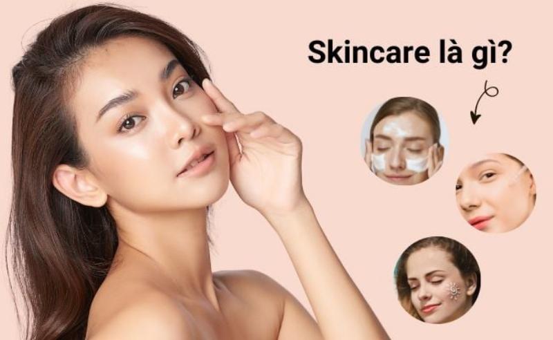 Minh họa quy trình tẩy trang chuẩn chỉ với nước tẩy trang và sữa rửa mặt cho da sạch sâu