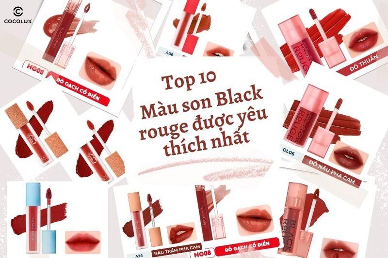 Bang tong hop uu diem va nhuoc diem cua son Black Rouge A06 theo danh gia thuc te