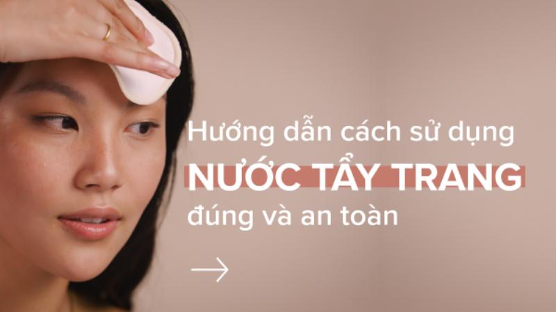 Hướng dẫn sử dụng bông tẩy trang Nhật Bản đúng cách trên da mặt