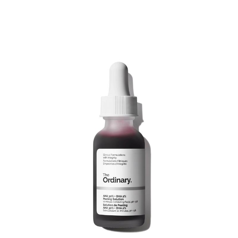 Thành phần chính trong peel da The Ordinary AHA 30 BHA 2 Peeling Solution giúp tẩy tế bào chết hiệu quả.